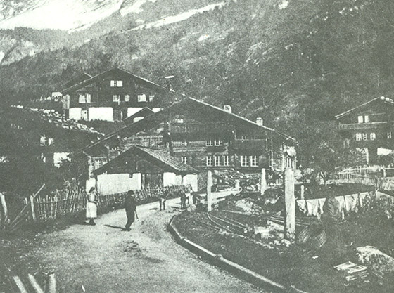 Wasserversorgung Brienzwiler um 1904